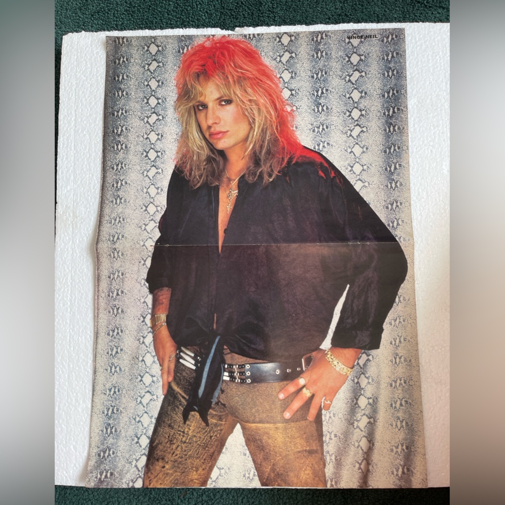 Vintage Vince Neil centerfold